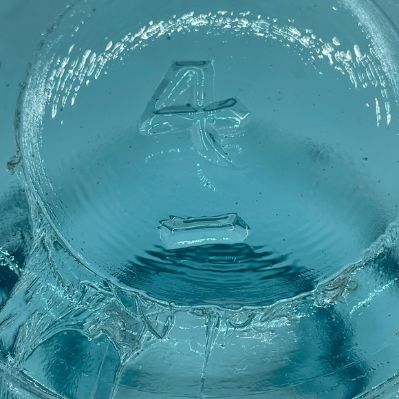 RARE Antique Blue Ball Jar "Improved" 1910-1923 Quart/32 oz - Picture 7 of 9